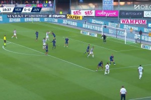 羅本式進(jìn)球！小孔塞桑右路內(nèi)切貼地?cái)仄崎T！尤文1-0領(lǐng)先維羅納！