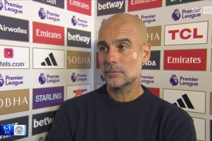 記者：曼城賽程緊張和球員疲勞嘛??瓜迪奧拉俏皮：你滿意嗎？