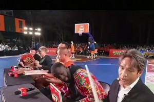 宋小寶扣籃大賽打出9分，一旁的追夢露出不可思議的表情！