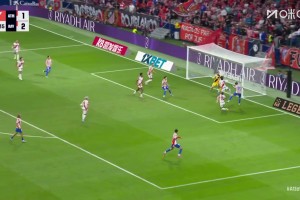 光速扳平！阿爾瓦雷斯補(bǔ)射破門，馬競第81分鐘2-2巴列卡諾