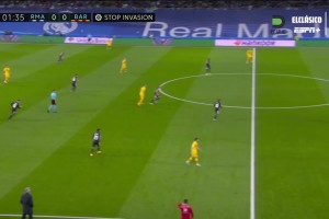 只有祝福！傳奇中場(chǎng)布斯克茨22年國(guó)家德比單場(chǎng)處理球集錦！