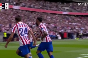 沒(méi)防住?。⌒∥髅赡嶂ダ罩Z爾芒頭球破門，皇馬0-1落后馬競(jìng)！