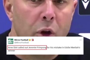 英媒：斯洛特指責(zé)的是弗林蓬，他太激進(jìn)導(dǎo)致被絕殺