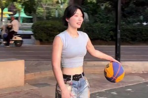 只有打球哥們才能明白這美女球感有多好