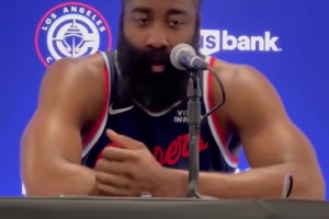 哈登：從個人角度，我已經(jīng)取得了所有榮譽，現(xiàn)在只想拿下總冠軍！