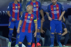 巴薩球迷永恒的回憶！伊涅斯塔 、MSN同框??