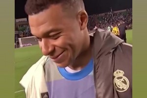 ??對(duì)自己表現(xiàn)很滿意！姆巴佩社媒曬自己vs凱拉特集錦