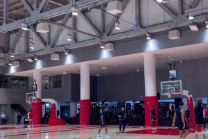 老當益壯了！登哥這三分訓練的手感也是很絲滑啊