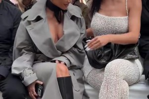 卡戴珊姐妹花！凱莉和金姐前排觀看巴黎時裝周