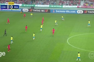 【集錦】友誼賽-主場慘?。№n國0-5遭巴西血洗 羅德里戈雙響