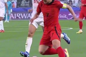 放肆??！昔日孫興慜假摔，被馬寧出示黃牌警告