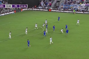 上帝視角！梅西一腳挑傳禁區(qū)助攻蒙鐵爾破門，生涯第397助??