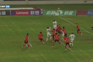 好可惜??！中甲遼寧鐵人外援安以恩精彩腳后跟破門被誤判越位扼殺