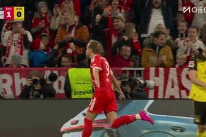 大英帝星德比建功！凱恩頭球攻破多特城門！基米希角球送助攻！