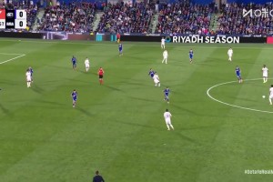 皇馬取得領(lǐng)先！姆巴佩轉(zhuǎn)身抽射打破僵局！居萊爾直塞送助攻！