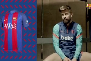 最喜歡哪款球衣？皮克此前挑戰(zhàn)：根據(jù)不同球衣猜賽季！