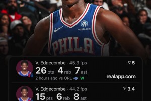 埃奇庫姆場均25分！同樣都是探花 謝潑德呢？火密心在滴血~