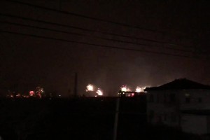 提前過年了??！泰州全城放煙花熱鬧非凡