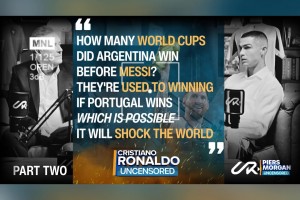 C羅:梅西之前阿根廷贏過多少世界杯?如果葡萄牙贏了將會震驚世界