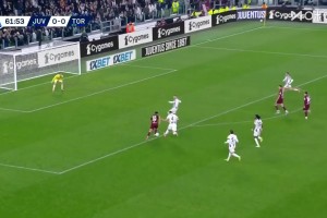 尤文逃過一劫！亞當(dāng)斯殺入禁區(qū)勁射！迪格雷戈里奧神撲！