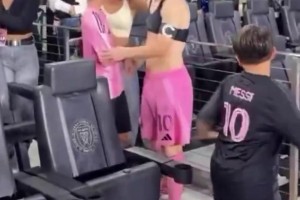 反骨仔??！“皇馬名宿”馬特奧腳踢老爸梅西