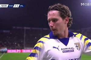 米蘭2-2遭扳平！普拉托門前頭球破門！邁尼昂判斷失誤！