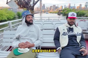 爺青回！德里克·羅斯與諾阿在芝加哥重聚，游艇上開心聊天