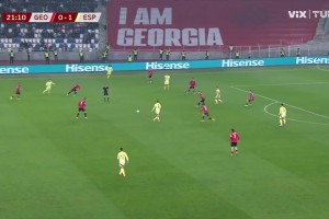 西班牙再下一城！法比安妙傳蘇比門迪領(lǐng)球挑射破門！