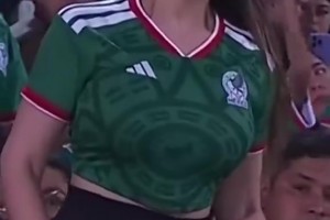 拉丁美女別有一番風情??！墨西哥美女球迷驚艷入鏡