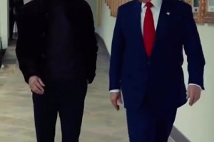 權(quán)威認(rèn)證??？白宮官媒曬C羅與特朗普同行，配文：兩位GOAT