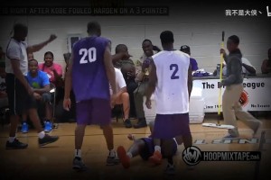 關(guān)系真的很好??！德魯聯(lián)賽經(jīng)典戰(zhàn)：科比和哈登開(kāi)玩笑！