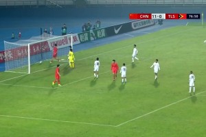 頭球爆扣！張君豪底線傳中，趙松源破門