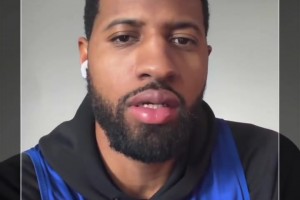 好球員！保羅-喬治發(fā)視頻為中國(guó)香港火災(zāi)事件祈禱！