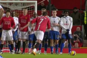 C羅巔峰電梯球堪稱無解！弗格森：這球不可能有門將能撲出！