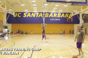 假如能在這個時代打球？回顧易建聯(lián)當年在湖人球館的投籃訓(xùn)練！