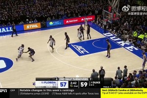 NCAA焦點(diǎn)戰(zhàn)！衛(wèi)冕冠軍佛羅里達(dá)VS杜克，最后時(shí)刻真焦灼