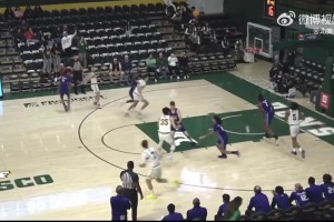 男籃想你了！舊金山大學(xué)2分惜敗 王俊杰貢獻(xiàn)8分2助1板