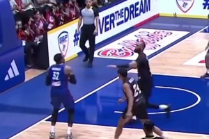 比起中國(guó)男籃如何？菲律賓這波團(tuán)隊(duì)配合也太流暢了吧，很有觀賞性