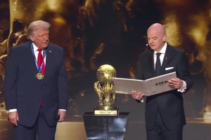 國(guó)際足聯(lián)官方：特朗普獲得首屆國(guó)際足聯(lián)和平獎(jiǎng)！