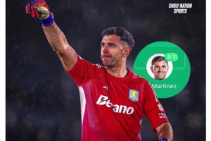 全場7次撲救！大馬丁賽后被評8.1高分