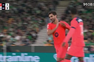 半場上演帽子戲法！費(fèi)蘭弧頂遠(yuǎn)射折射變線入網(wǎng)！巴薩4-1貝蒂斯！