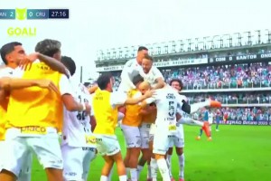 【集錦】巴甲-內(nèi)馬爾首發(fā) 桑托斯3-0克魯塞羅3連勝保級成功